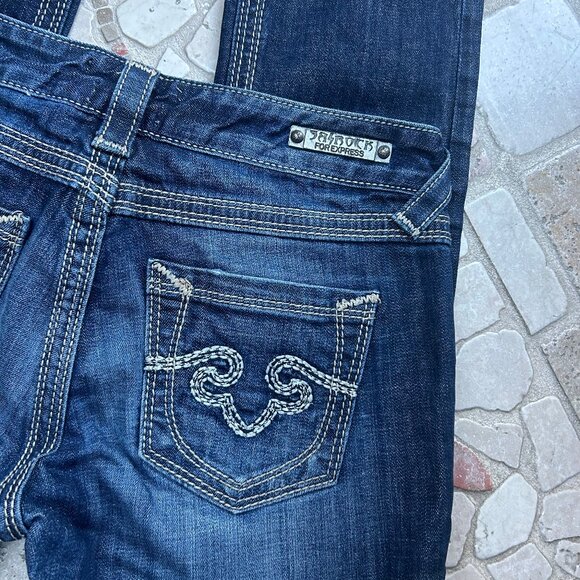 ReRock Express Women's Skinny Jeans Embroidered sz 6 - Picture 3 of 5
